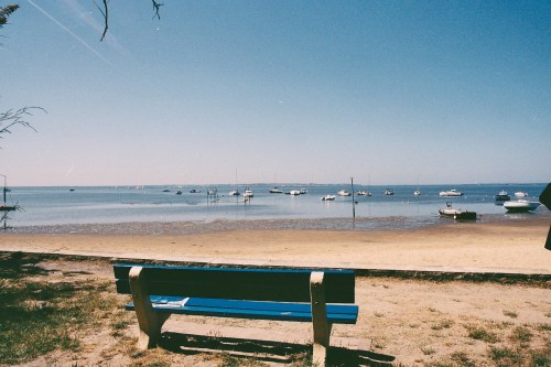 Marée montante, plage boisée du Bétey 2013 